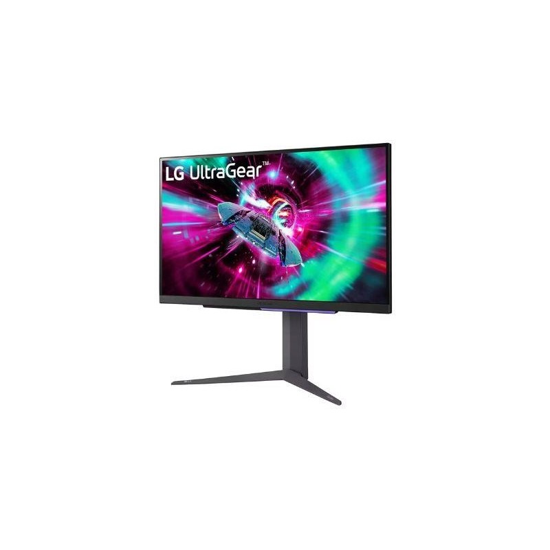 LCD Monitor|LG|27GR93U-B|27"|Gaming/4K|Panel IPS|3840x2160|16:9|144Hz|Matte|1 ms|Pivot|Height adjustable|Tilt|27GR93U-B