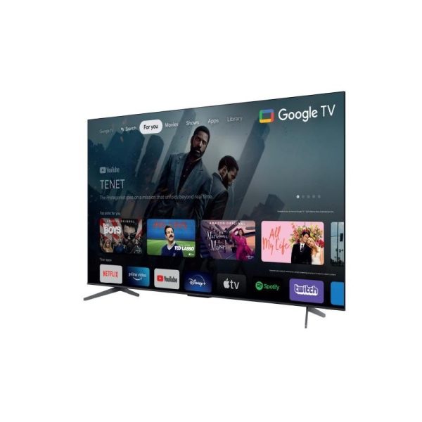 TV Set|TCL|75"|4K|QLED|3840x2160|Wireless LAN|Bluetooth|Google TV|75C644